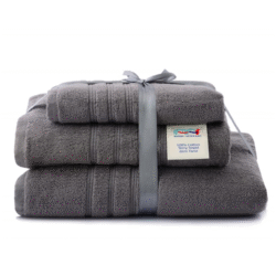 Marwa Σετ 3 τεμαχίων πετσέτες 100% cotton 550gr 1200039 Γκρι - Image 1