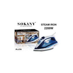 Σίδερο Ατμού 2200W με Συνεχόμενη Παροχή Sokany PL-278 - Image 2