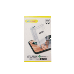 Αντάπτορας Γρήγορης Φόρτισης 20W USB+Type-C Dual Interface Andowl Q-PD16 - Image 1