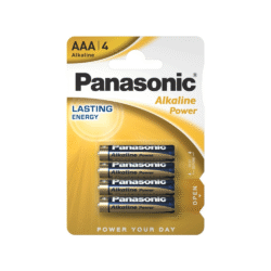 Αλκαλικές Μπαταρίες Panasonic Alkaline Power AAA (LR03) 4 τμχ [LR03APB/4BP] - Image 1