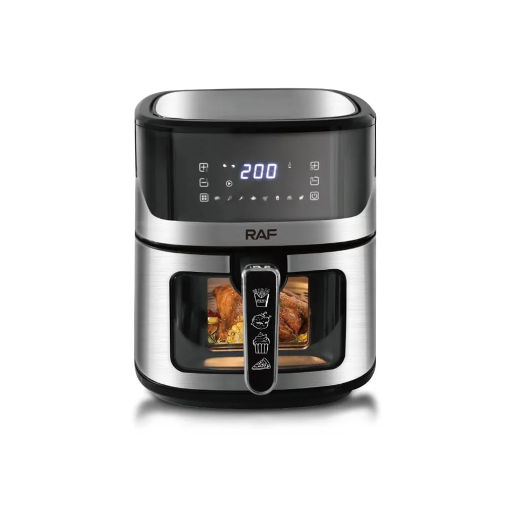 Φριτέζα Αέρος με Αποσπώμενο Κάδο 8.3lt Inox R5373 (Airfryer)