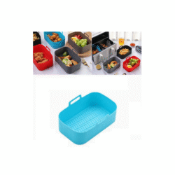 Φόρμα σιλικόνης 19x12cm για φριτέζα αέρος μπλε (1920) - Image 1
