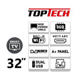 TopTech Smart Τηλεόραση 32" Full HD (3215HFL-V) HDR - Image 2