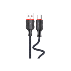 Kakusiga USB 2.0 Cable USB-C male - USB-A Μαύρο 2m (KSC-996) - Image 1