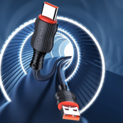 Kakusiga USB 2.0 Cable USB-C male - USB-A Μαύρο 1m (KSC-807) - Image 2