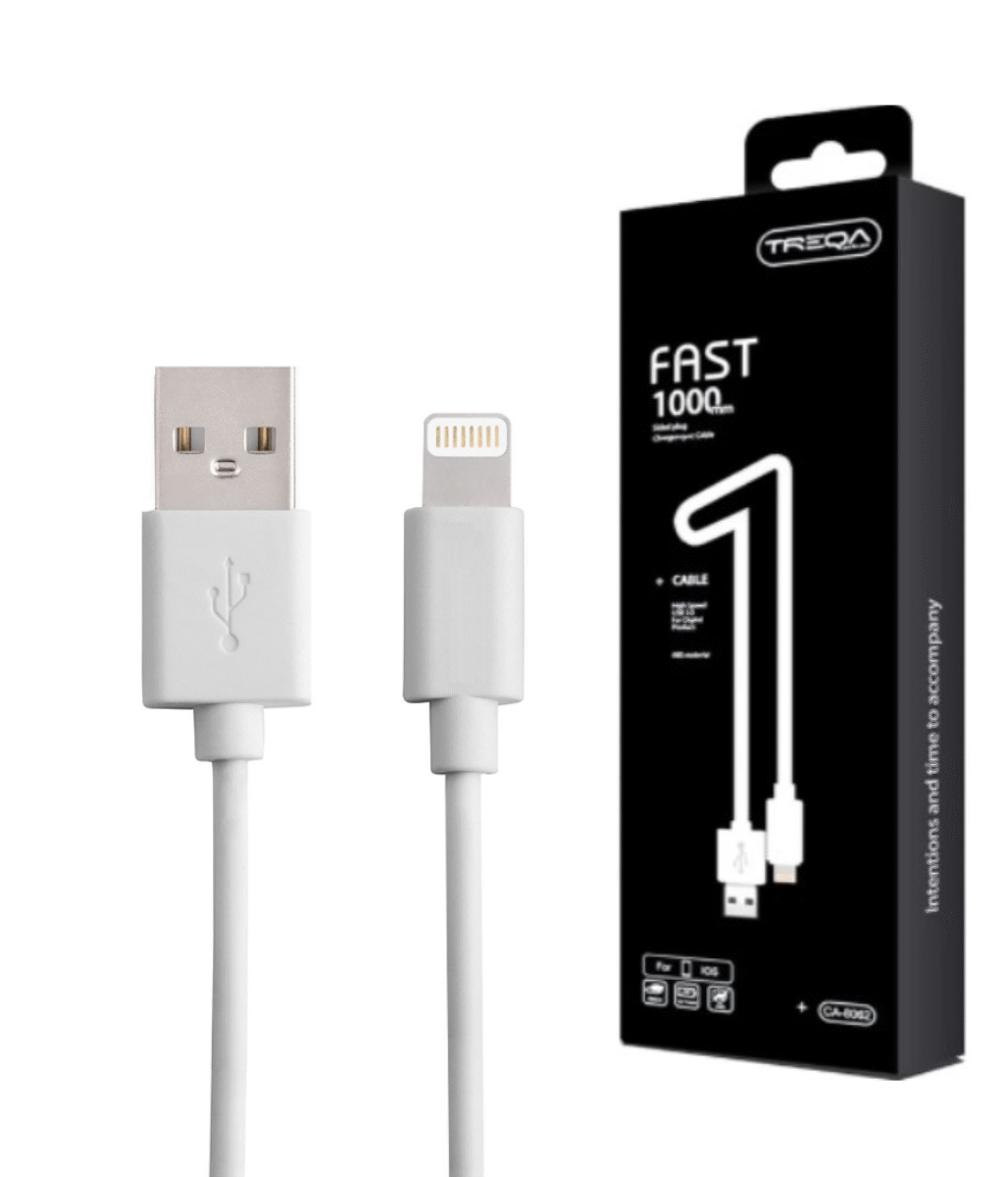 Treqa Καλώδιο Γρήγορης Φόρτισης 1m Lightning (CA-8062)